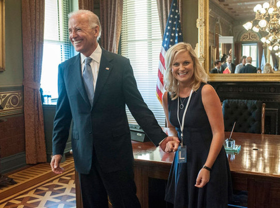 Parks and Recreation, Amy Poehler, Joe Biden Parks and Recreation, Amy Poehler, Joe Biden